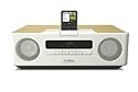 Yamaha TSX 120 Design Radio (2x15W, iPod-Dock) weiss