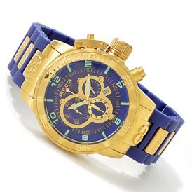 Invicta Men's 6676 Corduba Ibiza Collection 18k Gold-Plated Chronograph Watch