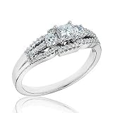 41Nv6s6jPDL. SL160  Three Stone Diamond Ring 1/2ctw