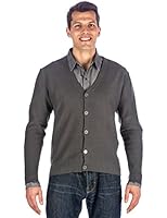 Noble Mount Men's 100% Cotton Cardigan Sweater