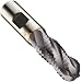 Niagara Cutter RMB700 Cobalt Steel Ball Nose End Mills, Inch, Right Hand, Weldon Shank, TiAlN Finish, Roughing Cut