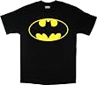 Batman Yellow Logo Black T-shirt Tee