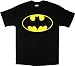 Batman Yellow Logo Black T-shirt Tee
