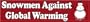 Snowmen Against Global Warming. Bumper Sticker
