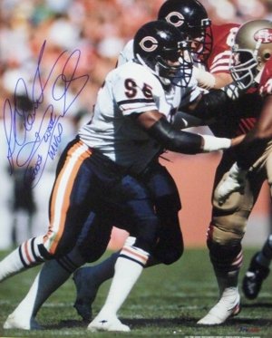 Richard Dent signed Chicago Bears 16x20 Photo MVP minor ding