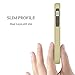 Ailun Phone Case for iPhone 5s iPhone Se iPhone 5 Soft TPU Bumper Hard Shell Solid PC Back Shock Absorption Anti Scratch Hybrid Dual Layer Slim Cover Champagne