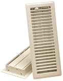Imperial Manufacturing RG0244 4 inch x 10 inch Almond Floor Register