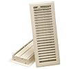 Imperial Manufacturing RG0244 4-Inch by 10-Inch Floor Register, Almond