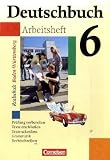 Produkt-Bild: Deutschbuch - Realschule Baden-W&uuml;rttemberg: Band 6: 10. Schuljahr - Arbeitsheft mit L&ouml;sungen
