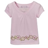Infant Girls' Cherokee Short-Sleeve Applique 2fer Top - Pink