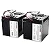UPSBatteryCenter Compatible Replacement Battery Pack for APC RBC55 (Plug & Play)