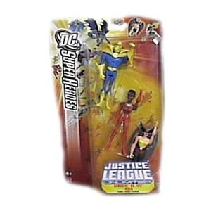 JUSTICE LEAGUE UNLIMITED DC SUPER HEROES HAWKGIRL/DR. FATE/VIXEN Figures