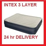 Intex Raised Queen airbed air bed with built in electric pump