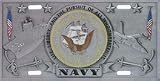U.S. Navy Official License Plate Cover