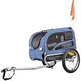 DOGGYHUT Hundeanhänger Hunde Fahrradanhänger Hundetransporter-MEDIUM BLAU 60301-02