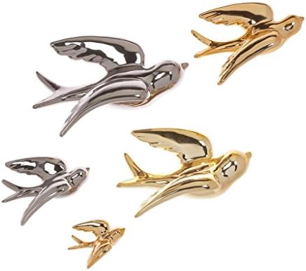 Decoratively Graceful Nightengale Ceramic Wall Bird - Set of 5 Home Misc (decorative accessories) Décor