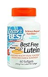 Doctor's Best Free Lutein Softgel Capsules, 60-Count