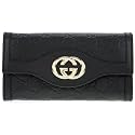 グッチ(GUCCI)長財布 レディース グッチシマレザー インターロッキングGディテール ブラック 282434 AA61G 1000【並行輸入品】