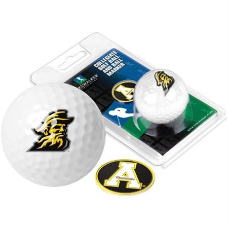 Appalachian State Mountaineers Asu Ncaa Collegiate Logo Golf Ball Ball Marker