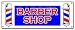 BARBER SHOP BANNER SIGN hair salon parlor signs