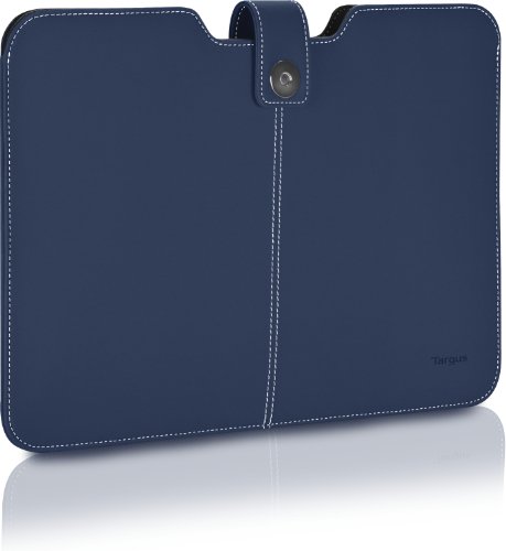 Targus Twill Sleeve for 13.3-Inch Laptops/Ultrabooks/MacBook Air/MacBook Pro, Blue (TBS60901US)