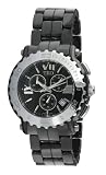 TKO ORLOGI Women's TK581-BK Genuine Ceramic Black Multifunction Watch