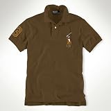 ≪6色≫RALPH LAUREN ラルフローレン Men's Custom-Fit Leather Big Pony ビックポニー ポロシャツ (12066280)