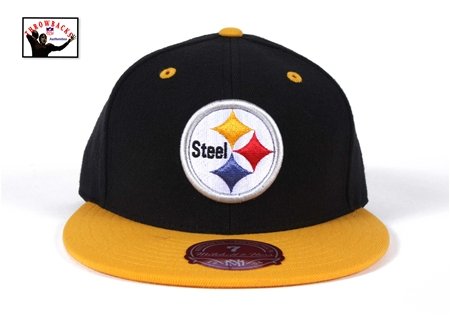 Pittsburgh Steelers Two Tone Black & Yellow Hat / Cap
