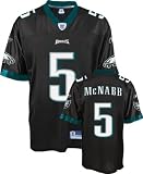 Donovan McNabb Black Reebok NFL Premier Philadelphia Eagles Jersey - XX-Large