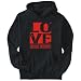 Hoodie Mens Black 