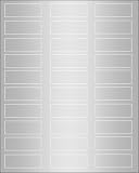 2.25 x .75 Silver Foil Label