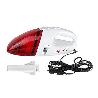 Lifelong Car Vacuum Cleaner (12V, Red)