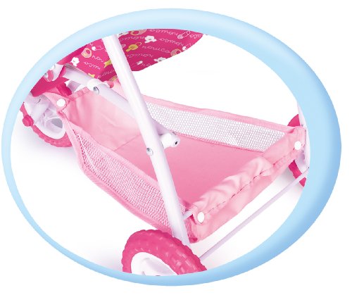 Imagen 4 de Famosa Nenuco Stroller con capota - Sillita de paseo para muñecos Nenuco con capota y bandeja inferior
