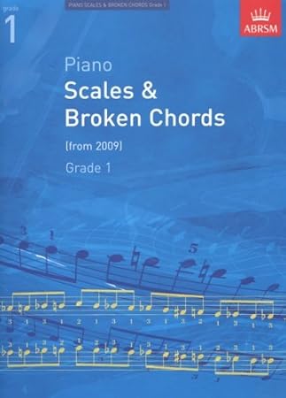 ABRSM: Scales and Broken Chords for Piano (from 2009) Grade 1