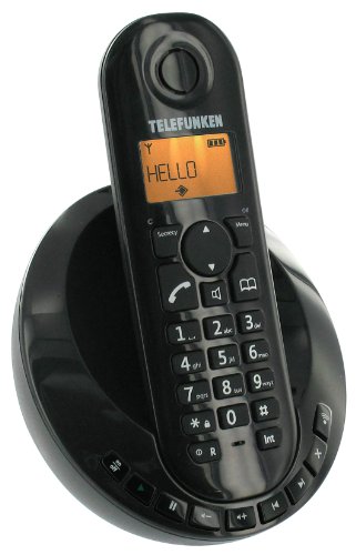 Telefunken Peps 251 Schnurloses, strahlungsarmes DECT-Telefon schwarz Preisvergleich