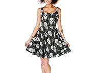 Glittering Elasticized   Waistline Tank Cotton  Dress