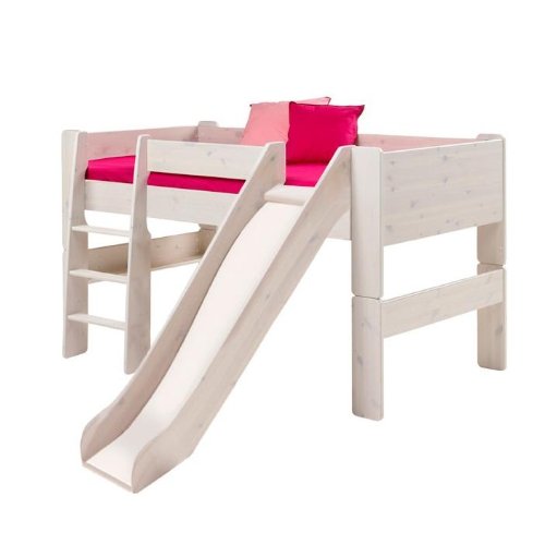 Popsicle Midsleeper Twin Loft with Slide