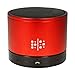 Technocel UBTSPKRD-RO Universal Mini Speaker Includes Microphone for Hands-Free Communication - 1 Pack - Non-Retail Packaging - Red