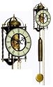 Skeleton Clock by Loricron Clocks - Antique Brass Skeleton Clock 8503