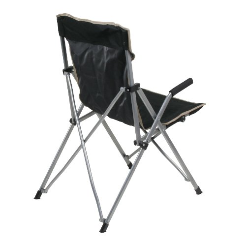 10T slimBOY Fauteuil de camping Noir 62 x 72 x 104 cm