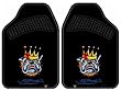 Ed Hardy By Christian Audigier Bulldog Front Carpet Car Floor Mats