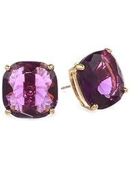 kate spade new york Small Square Amethyst Colored Stud Earrings