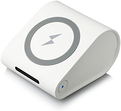 Qi Wireless charging Power Bank, Visteen10400mAh Portable Qi Charging External Battery Stand for all Qi Compatible Smartphone (white）