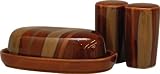 Sango Avanti Brown 4-Piece Hostess Set