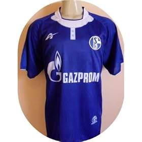 SCHALKE 04 # 25 HUNTELAAR SOCCER JERSEY SIZE LARGE. NEW.STOCK LIQUIDATION