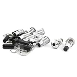 uxcell LED　ホルダー　メタル　ランプ　プラスチック　LED径 3mm　１０SETS