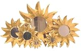 Produkt-Bild: Deko-Spiegel GOLDEN SUN, Holz, 7 Gr&ouml;&szlig;en, Wandschmuck