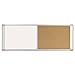 MasterVision XA10003700 Combo Cubicle Workstation Dry Erase/Cork Board, 36x18, Silver Frame (BVCXA10003700)