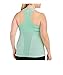 Women's Plus Size Racerback Keyhole Performance Tank Top - Yoga Gym Workout