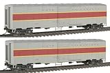 Walthers - Express Box Car (Rebuilt Troop Sleeper) - Assembled (2-pack) HO - Erie Lackawanna